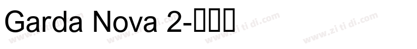 Garda Nova 2字体转换